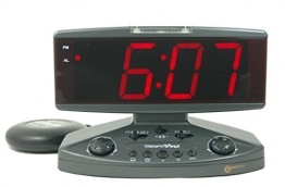 Geemarc Wake'n shake - Vibrationswecker 95dB mit grosser Anzeige und Lichtblitz - 1