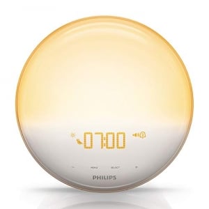 Philips HF3520/01 Wake-Up Light (Sonnenaufgangfunktion, digitales FM Radio, Tageslichtwecker) weiß - 2