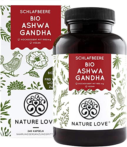 NATURE LOVE Bio Ashwagandha – indische Schlafbeere
