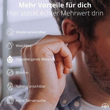 SCHALLWERK Sleep+ Ohrstöpsel zum Schlafen