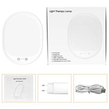 Tageslichtlampe 10000 Lux Lichttherapielampe gegen Depressionen