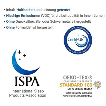 UTTU Sandwich Kissen: Höheneinstellbares Memory Foam Kopfkissen