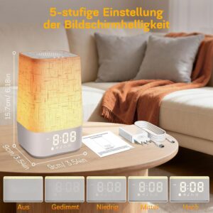 MILFECH Tageslichtwecker mit Sonnenaufgangssimulation
